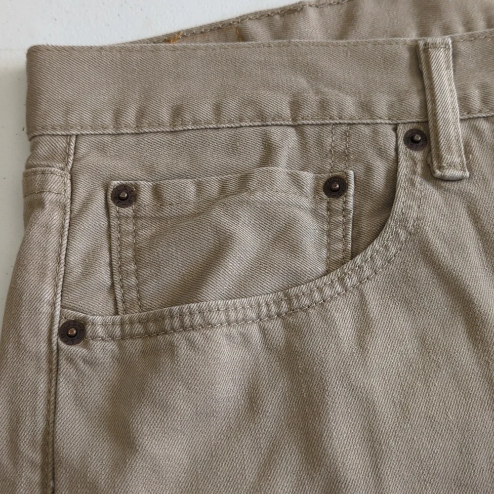Levi's 505 Beige Pants/Jeans 38 X 32 WHITE TAG !!! BEAUTIFUL....